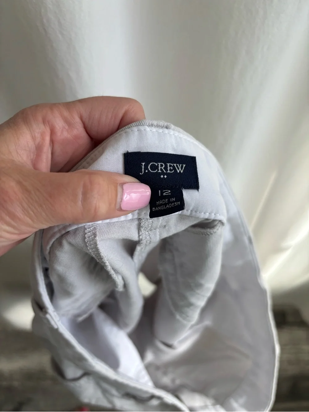 J. Crew Light Gray Women's Bermuda Shorts